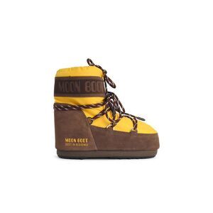 Moonboot 'Icon Low' Yellow Polyamide Boots Women